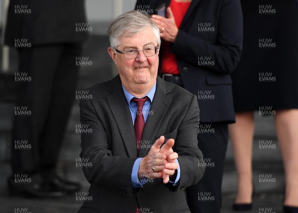 120521 - First Day of Welsh Parliament at the Senedd in Cardiff Bay - Mark Drakeford MS during the first day of Welsh Parliament at the Senedd in Cardiff Bay