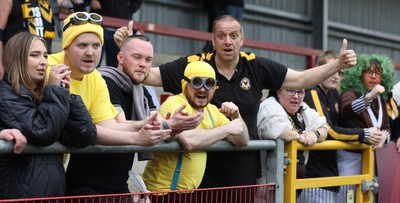 260425 - Fleetwood Town v Newport County - Sky Bet League 2 - Newport fans