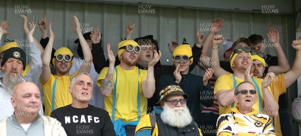 260425 - Fleetwood Town v Newport County - Sky Bet League 2 - Newport fans