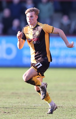 280226 - Fleetwood Town v Newport County - Sky Bet League 2 - Cameron Antwi of Newport