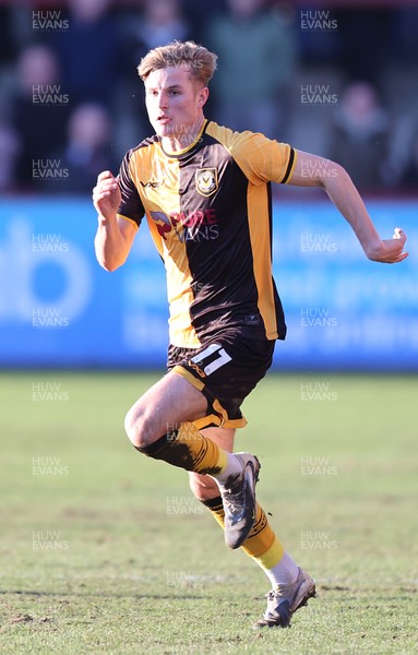 280226 - Fleetwood Town v Newport County - Sky Bet League 2 - Cameron Antwi of Newport