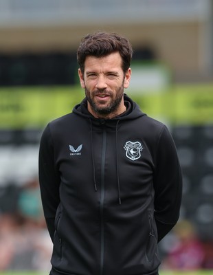 250726 - Forest Green Rovers v Cardiff City, Pre-Season Friendly - Cardiff City head coach Brian Barry-Murphy