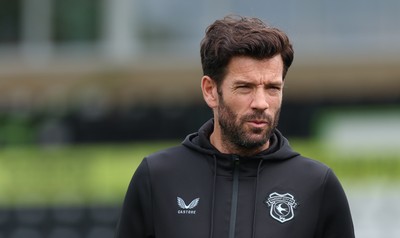 250726 - Forest Green Rovers v Cardiff City, Pre-Season Friendly - Cardiff City head coach Brian Barry-Murphy