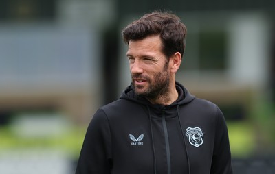 250726 - Forest Green Rovers v Cardiff City, Pre-Season Friendly - Cardiff City head coach Brian Barry-Murphy