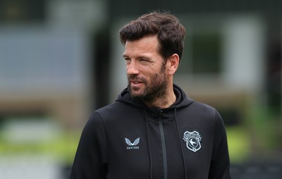 250726 - Forest Green Rovers v Cardiff City, Pre-Season Friendly - Cardiff City head coach Brian Barry-Murphy