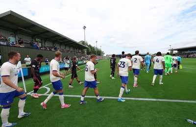 250726 - Forest Green Rovers v Cardiff City, Pre-Season Friendly - Cardiff City walk out for their friendly against Forest Green Rovers
