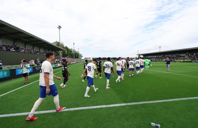 250726 - Forest Green Rovers v Cardiff City, Pre-Season Friendly - Cardiff City walk out for their friendly against Forest Green Rovers