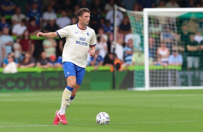250726 - Forest Green Rovers v Cardiff City, Pre-Season Friendly - Will Fish of Cardiff City
