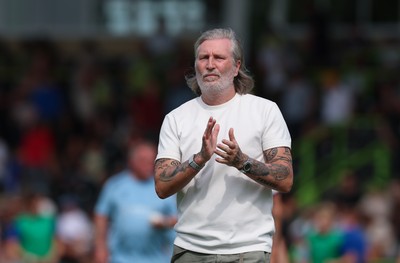 250726 - Forest Green Rovers v Cardiff City, Pre-Season Friendly - Forest Green Rovers head coach Robbie Savage