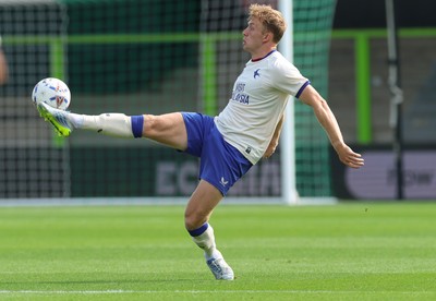 250726 - Forest Green Rovers v Cardiff City, Pre-Season Friendly - Eli King of Cardiff City