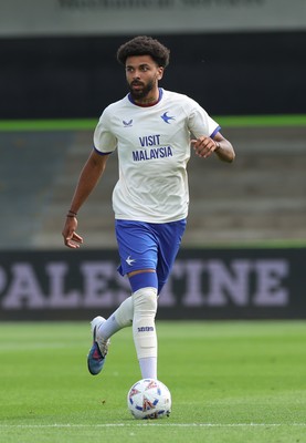 250726 - Forest Green Rovers v Cardiff City, Pre-Season Friendly - Thierry Katsukunya of Cardiff City