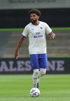 250726 - Forest Green Rovers v Cardiff City, Pre-Season Friendly - Thierry Katsukunya of Cardiff City