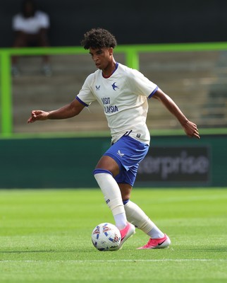 250726 - Forest Green Rovers v Cardiff City, Pre-Season Friendly - Paul Moreno of Cardiff City