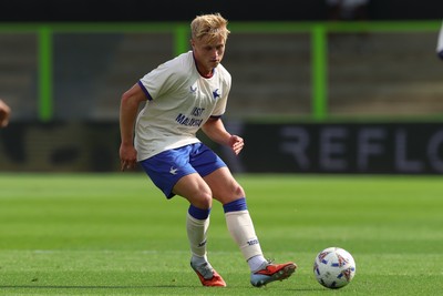 250726 - Forest Green Rovers v Cardiff City, Pre-Season Friendly - Jac Thomas of Cardiff City