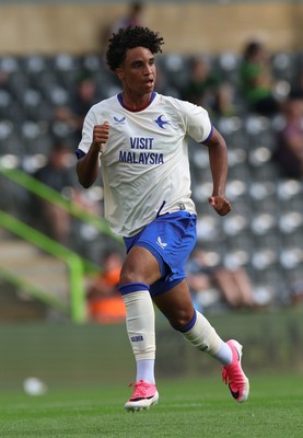 250726 - Forest Green Rovers v Cardiff City, Pre-Season Friendly - Paul Moreno of Cardiff City
