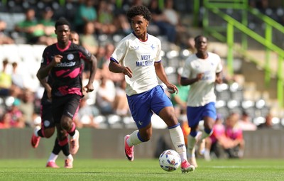 250726 - Forest Green Rovers v Cardiff City, Pre-Season Friendly - Paul Moreno of Cardiff City