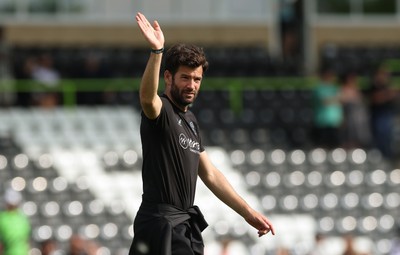 250726 - Forest Green Rovers v Cardiff City, Pre-Season Friendly - Cardiff City head coach Brian Barry-Murphy at the end of the match