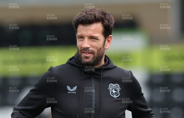 250726 - Forest Green Rovers v Cardiff City, Pre-Season Friendly - Cardiff City head coach Brian Barry-Murphy