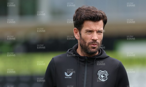 250726 - Forest Green Rovers v Cardiff City, Pre-Season Friendly - Cardiff City head coach Brian Barry-Murphy