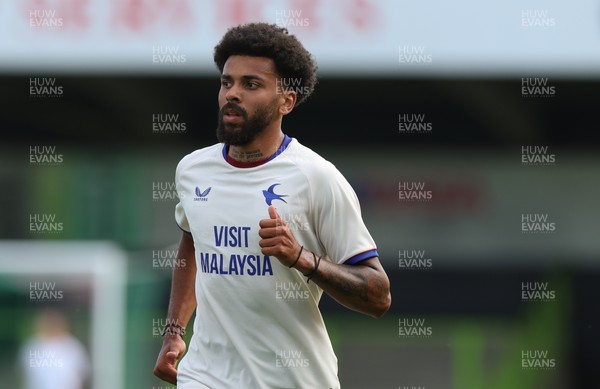 250726 - Forest Green Rovers v Cardiff City, Pre-Season Friendly - Thierry Katsukunya of Cardiff City