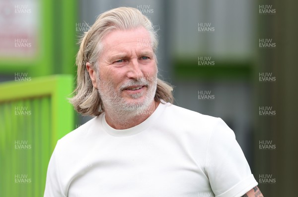 250726 - Forest Green Rovers v Cardiff City, Pre-Season Friendly - Forest Green Rovers head coach Robbie Savage