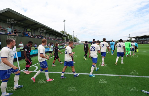 250726 - Forest Green Rovers v Cardiff City, Pre-Season Friendly - Cardiff City walk out for their friendly against Forest Green Rovers