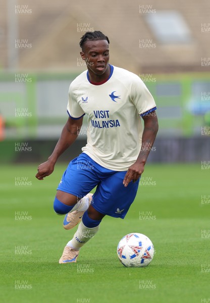 250726 - Forest Green Rovers v Cardiff City, Pre-Season Friendly - Ronan Kpakio of Cardiff City