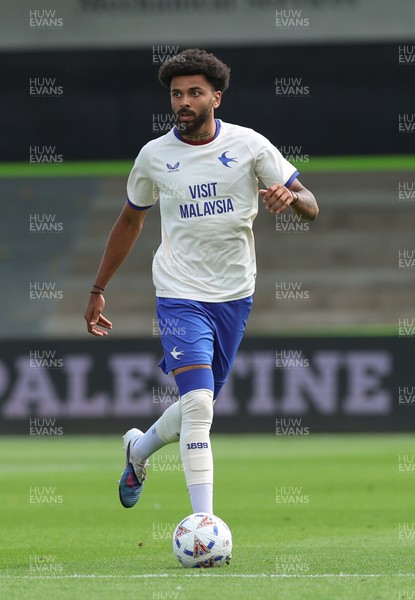 250726 - Forest Green Rovers v Cardiff City, Pre-Season Friendly - Thierry Katsukunya of Cardiff City