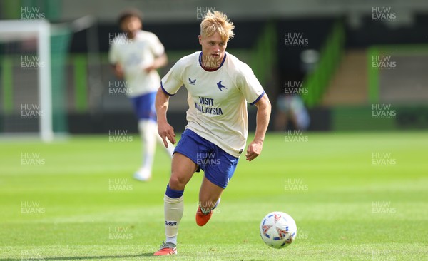 250726 - Forest Green Rovers v Cardiff City, Pre-Season Friendly - Jac Thomas of Cardiff City