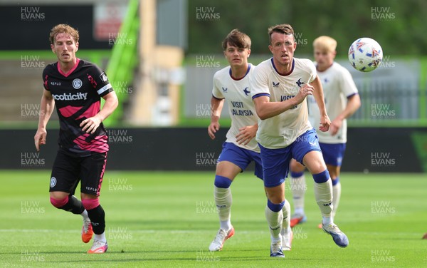 250726 - Forest Green Rovers v Cardiff City, Pre-Season Friendly - David Turnbull of Cardiff City