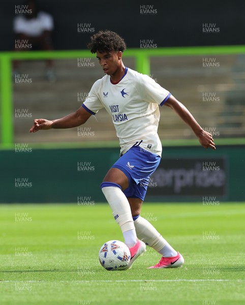 250726 - Forest Green Rovers v Cardiff City, Pre-Season Friendly - Paul Moreno of Cardiff City