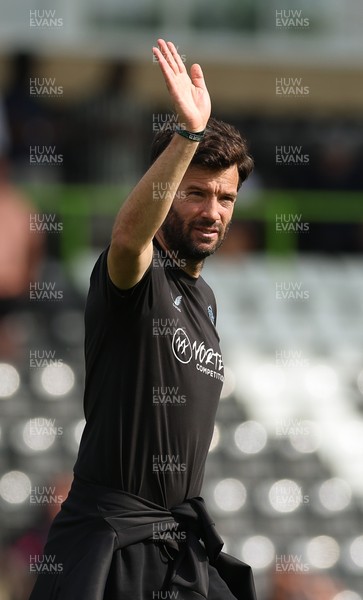 250726 - Forest Green Rovers v Cardiff City, Pre-Season Friendly - Cardiff City head coach Brian Barry-Murphy at the end of the match