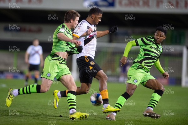 011220 - Forest Green Rovers v Newport County - Sky Bet League 2 - Tristan Abrahams of Newport County