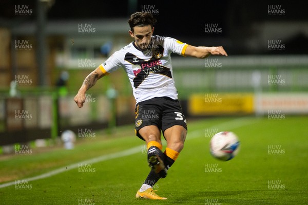 011220 - Forest Green Rovers v Newport County - Sky Bet League 2 - Liam Shephard of Newport County 