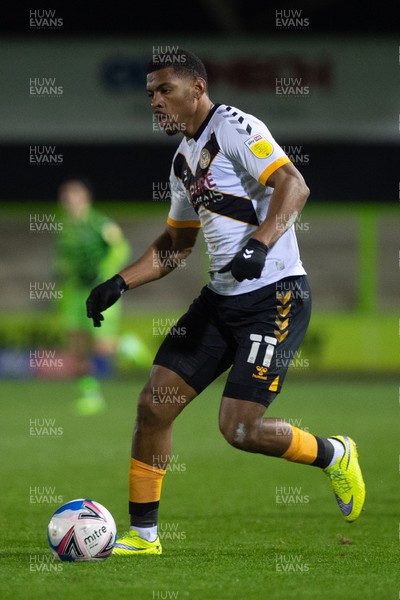 011220 - Forest Green Rovers v Newport County - Sky Bet League 2 - Tristan Abrahams of Newport County