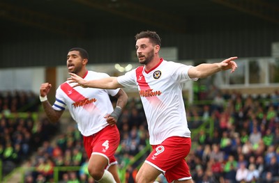 141017 Forest Green Rovers v Newport County - EFL SkyBet League 2 - Padrig Amond of Newport County scores his second goal