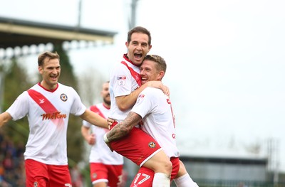 141017 Forest Green Rovers v Newport County - EFL SkyBet League 2 - Scot Bennett of Newport County celebrates his goal