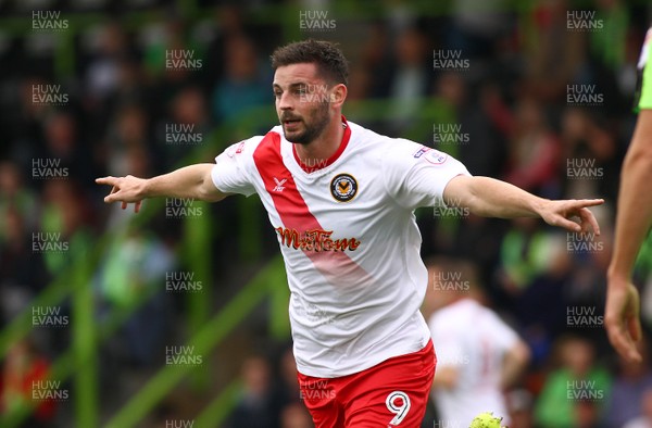 141017 Forest Green Rovers v Newport County - EFL SkyBet League 2 - Padrig Amond of Newport County scores a goal 