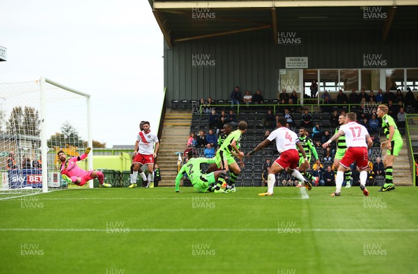 141017 Forest Green Rovers v Newport County - EFL SkyBet League 2 - Scot Bennett(17) of Newport County scores a goal