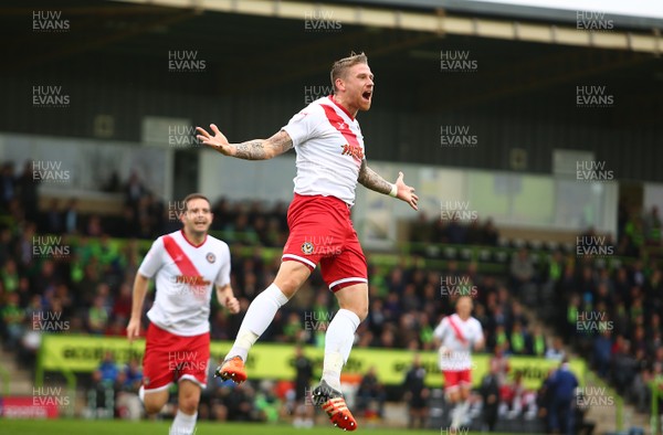 141017 Forest Green Rovers v Newport County - EFL SkyBet League 2 - Scot Bennett of Newport County celebrates his goal