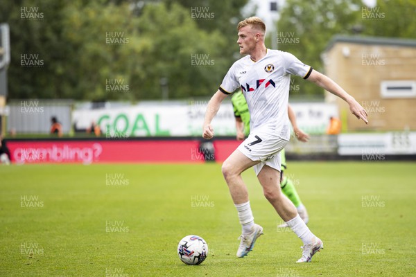 190823 - Forest Green Rovers v Newport County - Sky Bet League 2 - Will Evans of Newport County in action