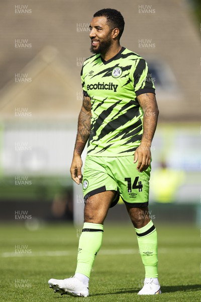 190823 - Forest Green Rovers v Newport County - Sky Bet League 2 - Troy Deeney of Forest Green Rovers in action