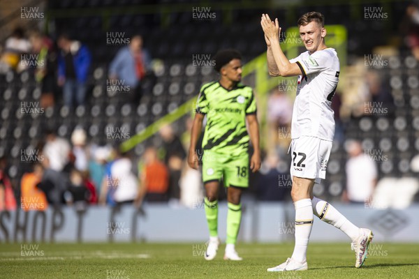 190823 - Forest Green Rovers v Newport County - Sky Bet League 2 - Nathan Wood of Newport County at full time