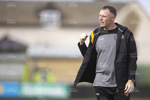 190823 - Forest Green Rovers v Newport County - Sky Bet League 2 - Newport County manager Graham Coughlan at full time