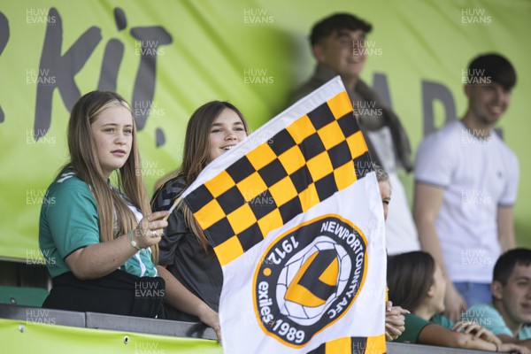 190823 - Forest Green Rovers v Newport County - Sky Bet League 2 - Newport County fans in attendance 