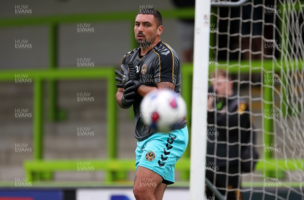 230722 - Forest Green Rovers v Newport County - Pre Season Friendly - Nick Townsend of Newport County