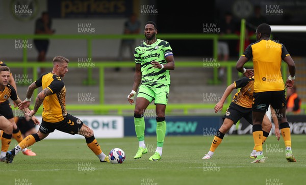 230722 - Forest Green Rovers v Newport County - Pre Season Friendly - Jamille Matt of Forest Green Rovers