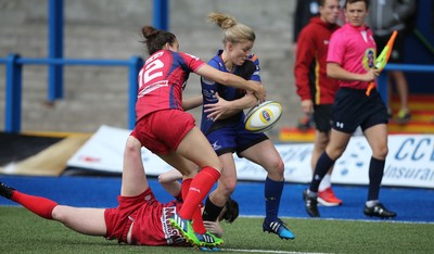 280816 - National Fosters 7s - Scarlets take on Newport Gwent Dragons in the first round of matches of the Women's Championship