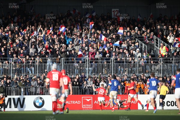 030219 - France U20s v Wales U20s - U20s 6 Nations Championship - France score a try in the last minutes of the game