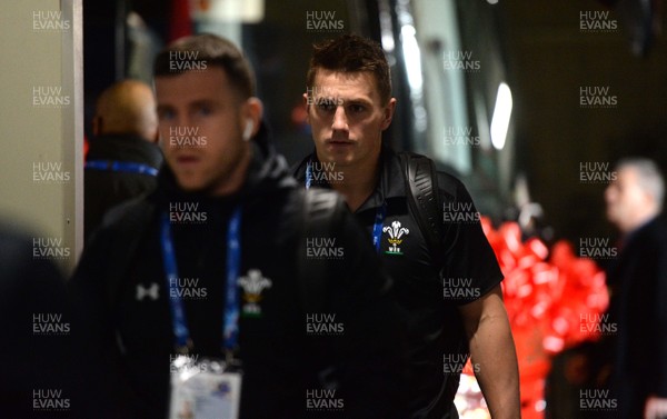 010219 - France v Wales - Guinness 6 Nations 2019 - Jonathan Davies of Wales arrives